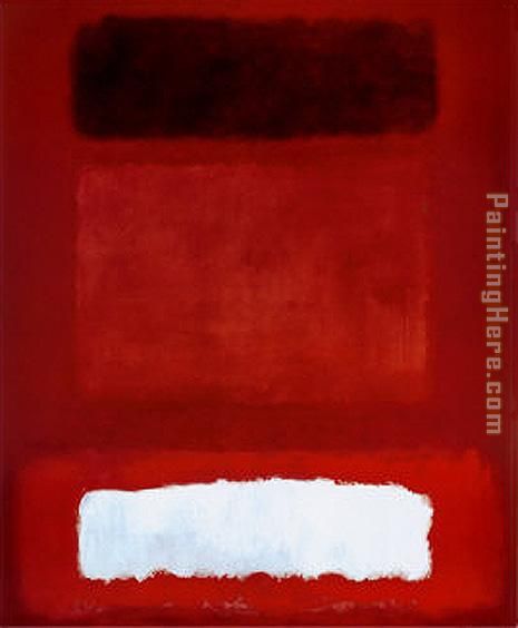 Mark Rothko Red White Brown